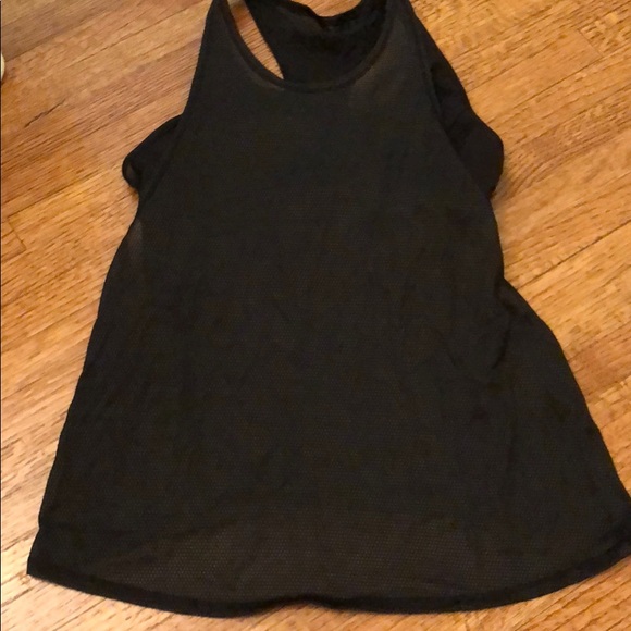Pushing Limits Black Lululemon Tank with Bra 6 - Picture 3 of 8